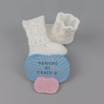 Eira matinee, bonnet or beanie, booties & mitts Baby Knitting Pattern