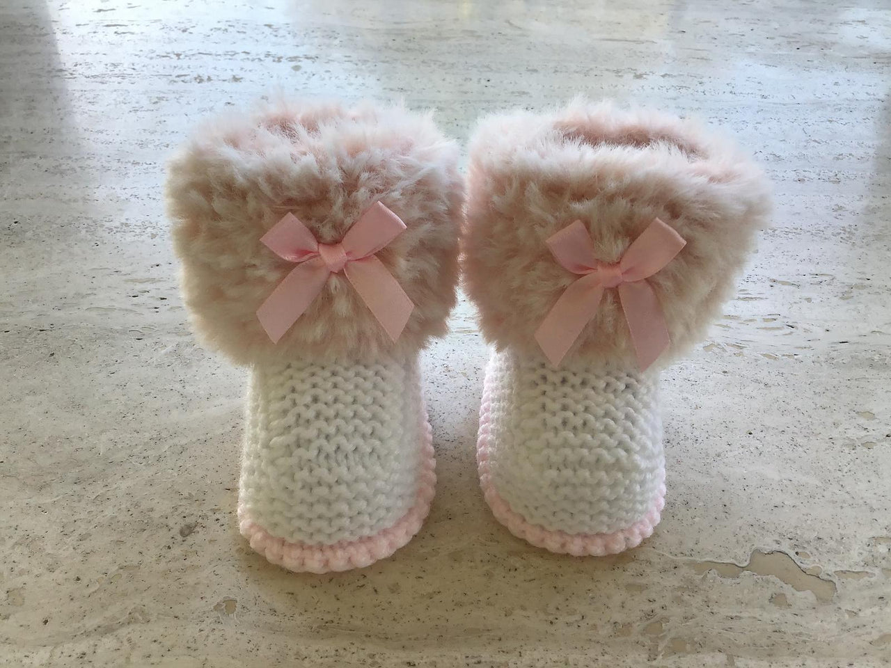 Baby Girl Pink Booties