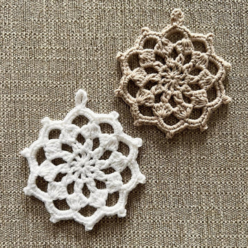 Ten Point Snowflake Ornament
