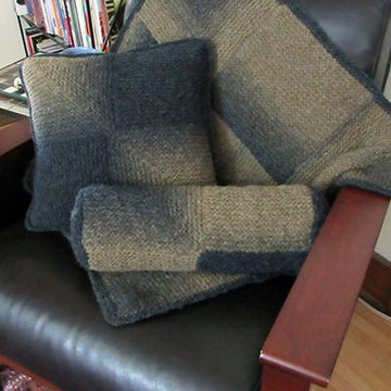 Nine Patch Throw & Pillows