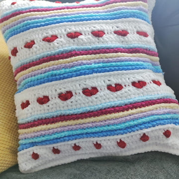 Rainbow Sweetheart Cushion