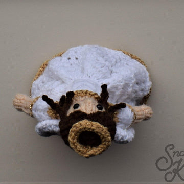 Christmas Tree Angel Ornament Festive Decoration Snoo's Knits