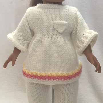 Cozy Winter Pajamas for 18-Inch Dolls, Fits Dolls Like American Girl Doll