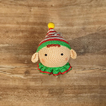 Ellie the Elf Crochet Bauble Pattern