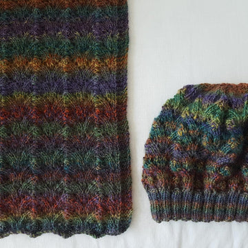 Sharnie - lace beanie and scarf