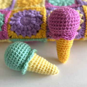 Bright Baby Blanket + Ice Cream