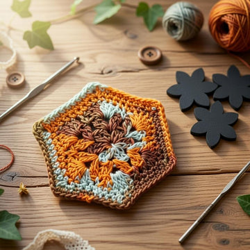 A Crochet Hexagon Motif Pattern + Video Tutorial