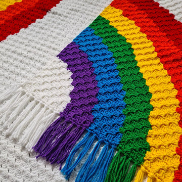 Double Rainbow Blanket