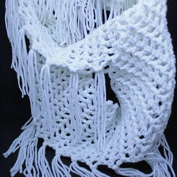 Easy Lacy Infinity Scarf
