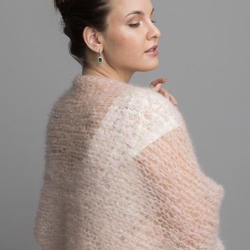 Bridal mohair knit sweater SKY