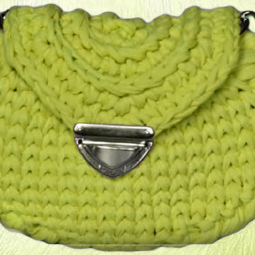 Oval Crochet Bag