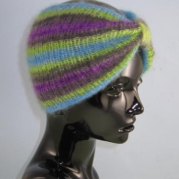 Angel Prints Mohair Turban Headband