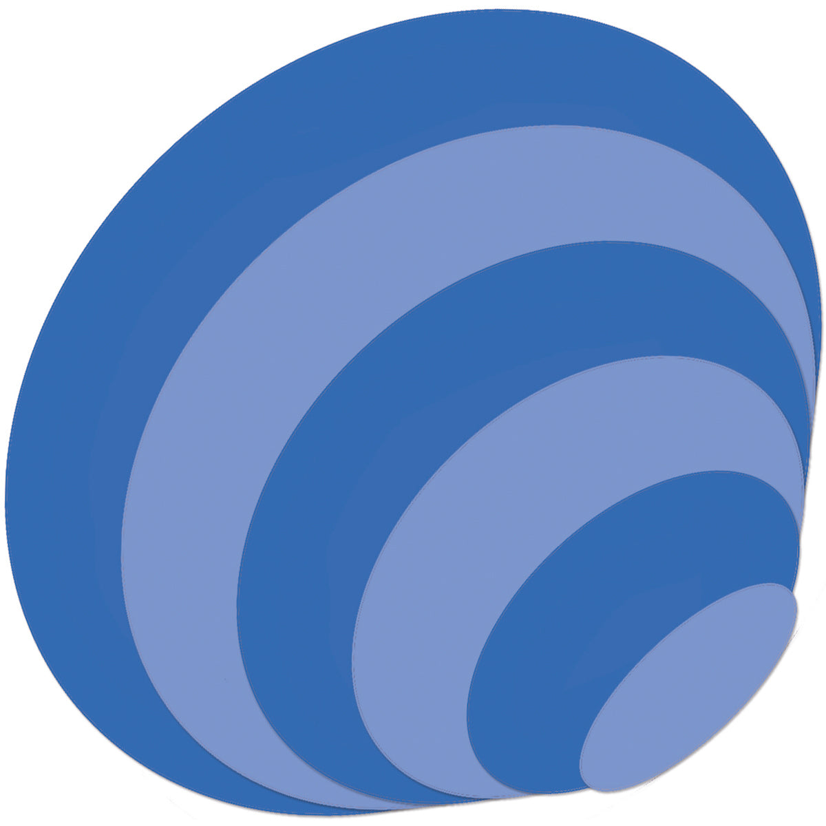 Kaisercraft Nesting Dies 6/Pkg - Ovals 1.5"X.5" To 5"X4"