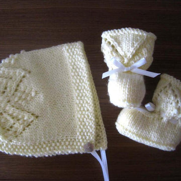 Little Darling Bonnet & Booties Set