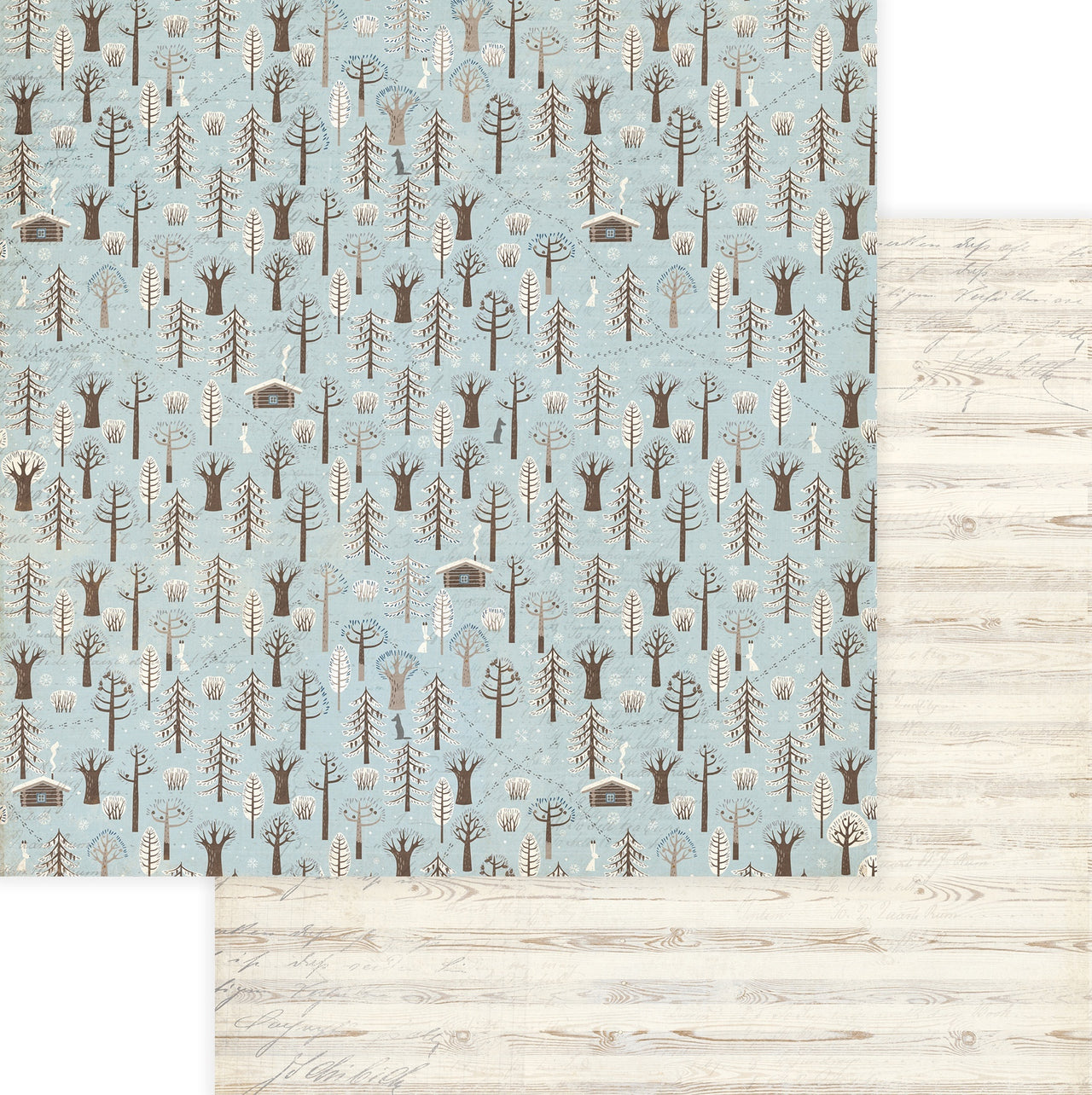 Photoplay Paper For The Love Of Winter Double-Sided Cardstock 12"X12" 25/Pkg - Through The Woods