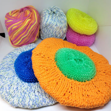 Easy Knit Dish Cloth Scrubber