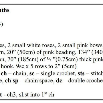 Crochet Pattern Baby Set #26