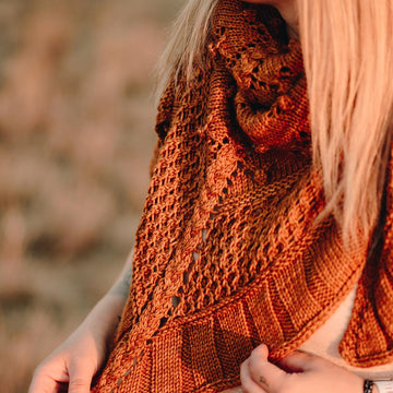 Solstice Rose Shawl
