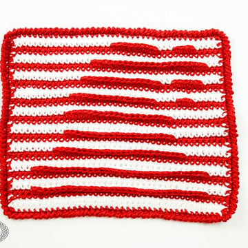 Illusion Santa Hat Washcloth