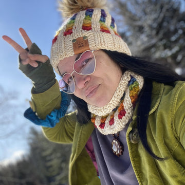 Over the Rainbow Headband/Neckwarmer