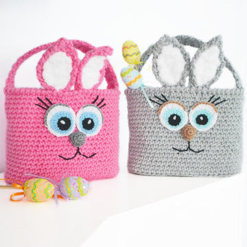 Bunny Basket. Rabbit Handbag. Easter Egg Hunt. My First Bunny Bag