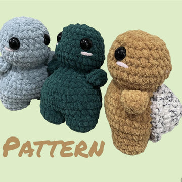 Baby Turtle Crochet Amigurumi Plushie Toy Pattern