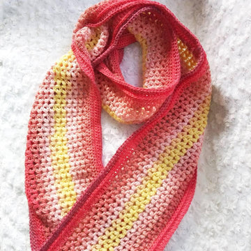 Peachy Keen Infinity Scarf
