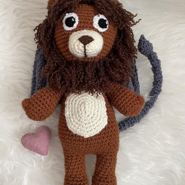 Manticore amigurumi doll