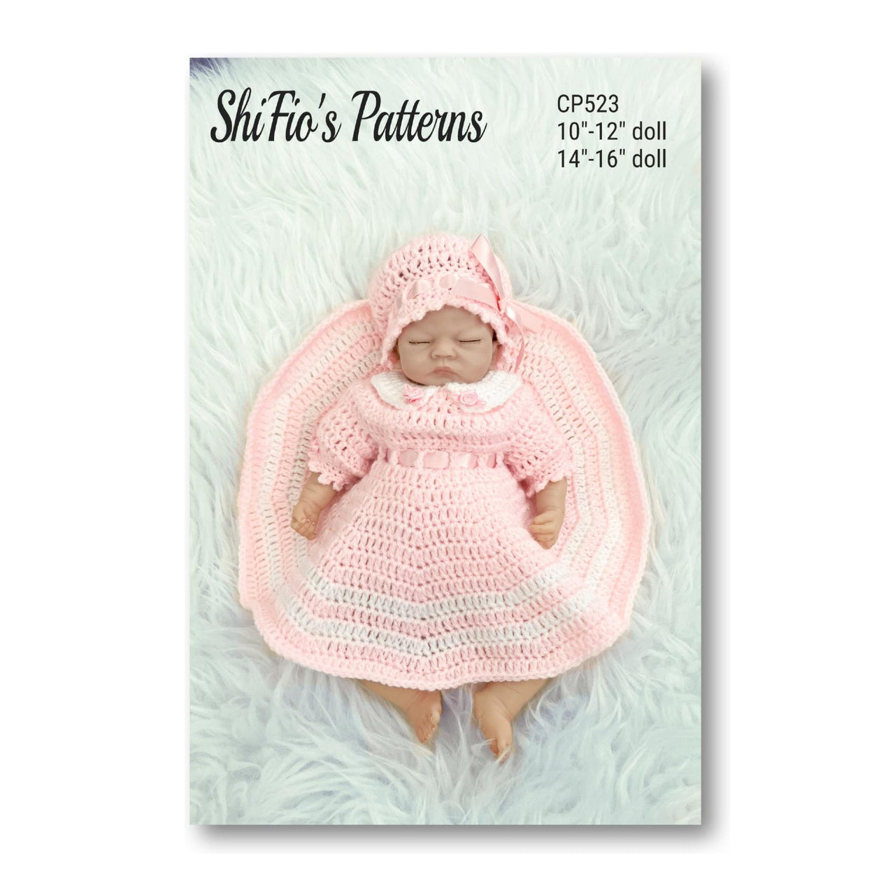 523 - Doll Dress Crochet Pattern - 523