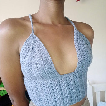 Stonewall crochet bralette top