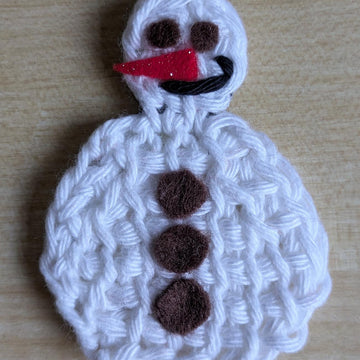 Tunisian Snowman