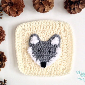 Woodland Wolf Granny Square