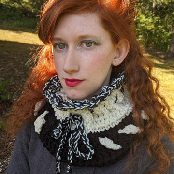 Colorful Chunky Bobble Cowl