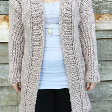 Cable Crush Cardi Coat