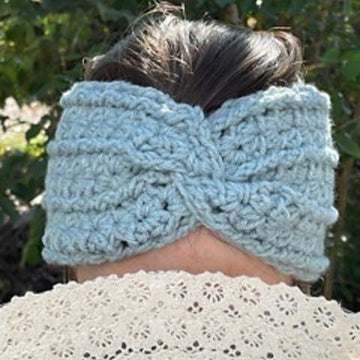 Rib Twist Ponytail Ear Warmers