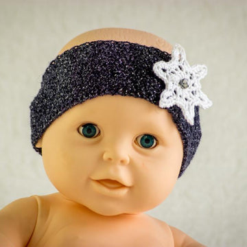 Snowflake Ear Warmer/ Headband