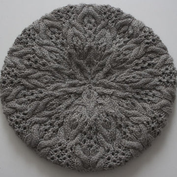 Cables & Lace Beret