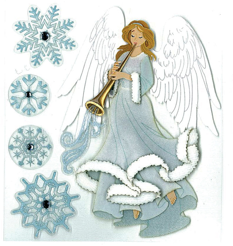 Jolee's Boutique Dimensional Stickers - Winter Angel