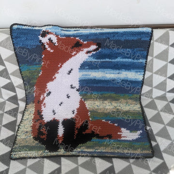 Thoughtful Fox Blanket