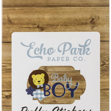 Echo Park Paper Baby Boy Puffy Stickers - 617406