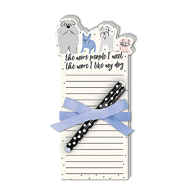 Lady Jayne Notepad with Pen - Dog People
