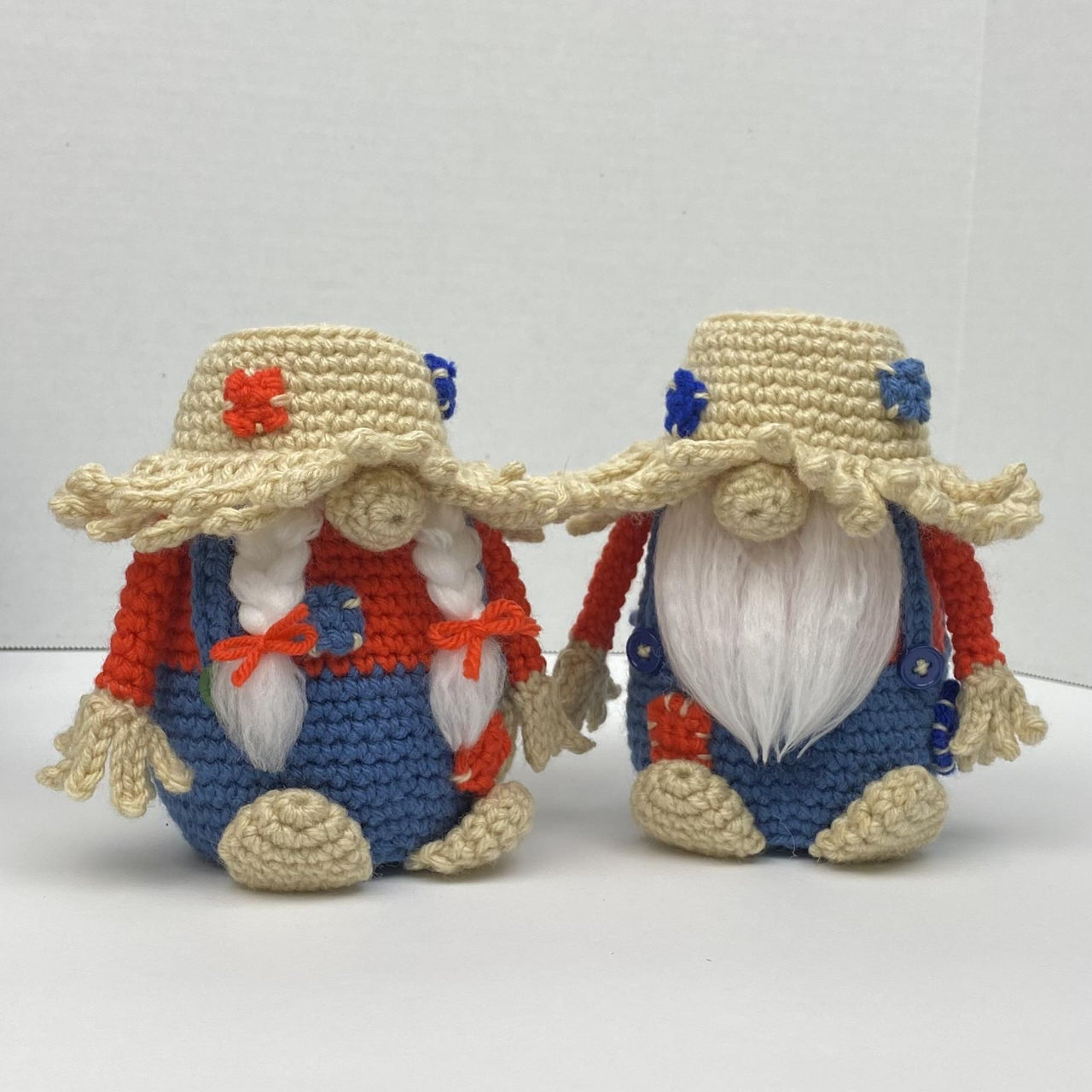 Scarecrow Gnome Crochet Amigurumi Pattern