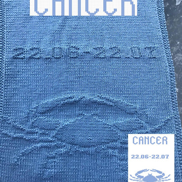 Nr. 550 Zodiac Cancer guest towel