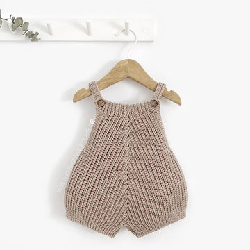 6-9 months - "A" Crochet Romper