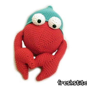 Amigurumi Jack the Hermit Crab