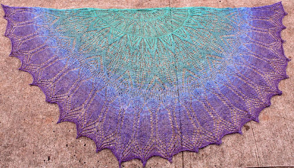 Rose Window Shawl