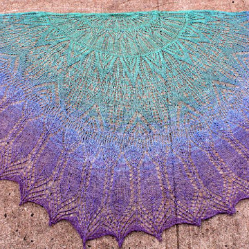 Rose Window Shawl