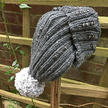 Beads and Ribbing Hat
