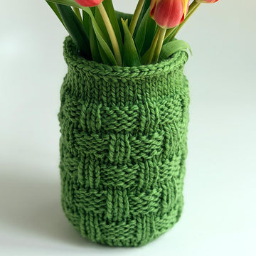 Basket Weave Mason Jar Cozy