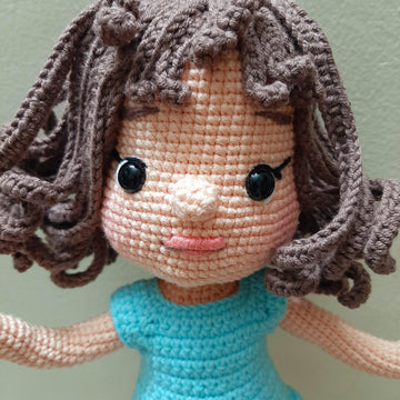 Crochet doll pattern,crochet amigurumi doll, crochet doll with outfits, Pdf, English, tutorial